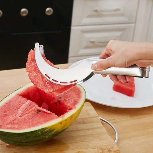 Couteau à trancher pour pastèque en acier inoxydable Couteau à évider Fruits et légumes